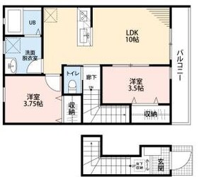 リーブルファイン吉川中央の物件間取画像